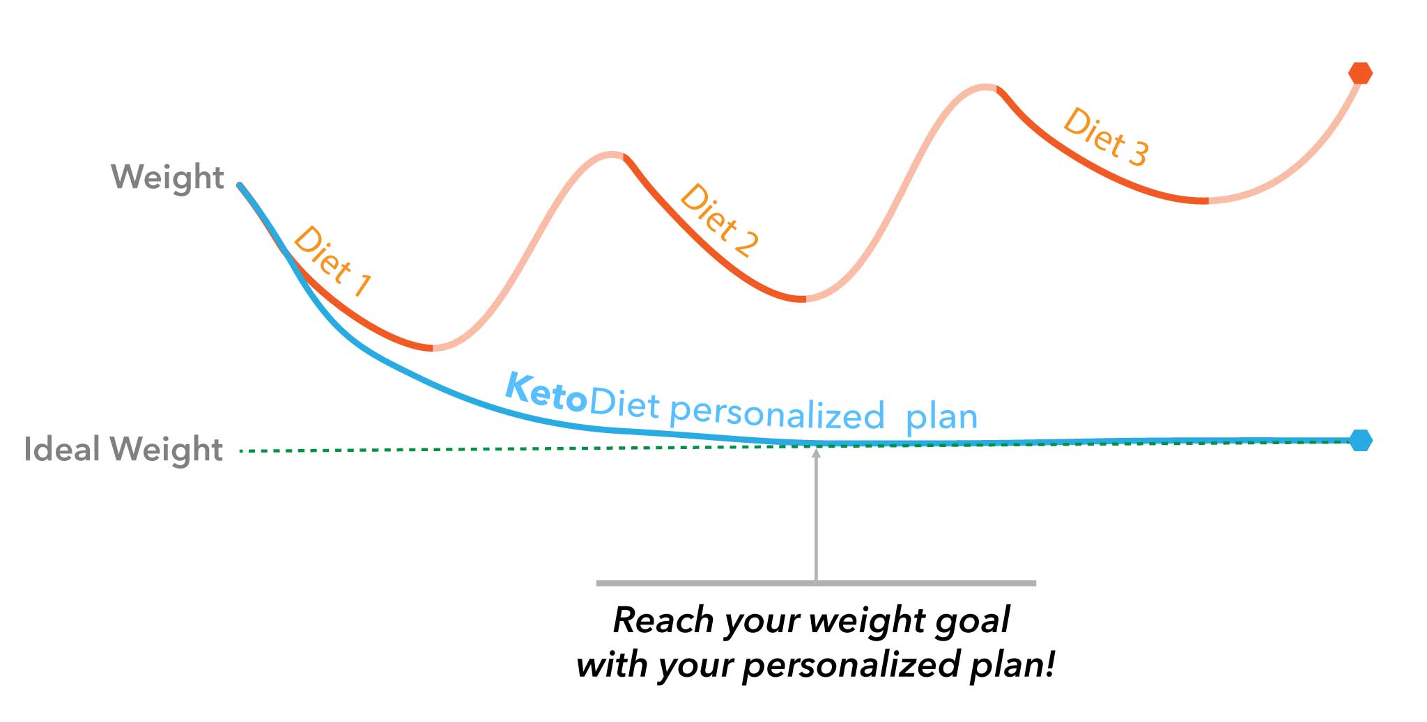KetoDiet plan chart comparison